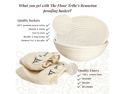 10 Zoll Runder Banneton Französischer Weidenkorb Brot Gärmaschine Teigschrank