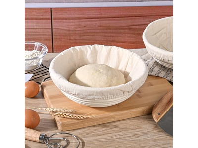3-teiliges Brot Banneton Gärkorb Set 5-teilig 2-teilig 7-teilig 9 Zoll Rund 8,5 Zoll
