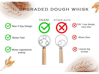 Handwerklicher Brot-Gärkorb Handgemachter Teigschaber und günstige Gärung