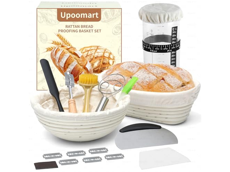 Bäcker Brotkörbe Heißluftfritteuse Einlage Backblech Korb 9 Zoll Weide
