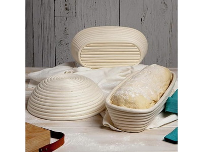 Brotbacksets Kits Gärkorb Körbe mit Einlagen Set