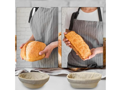 Brotbacksets Kits Gärkorb Körbe mit Einlagen Set