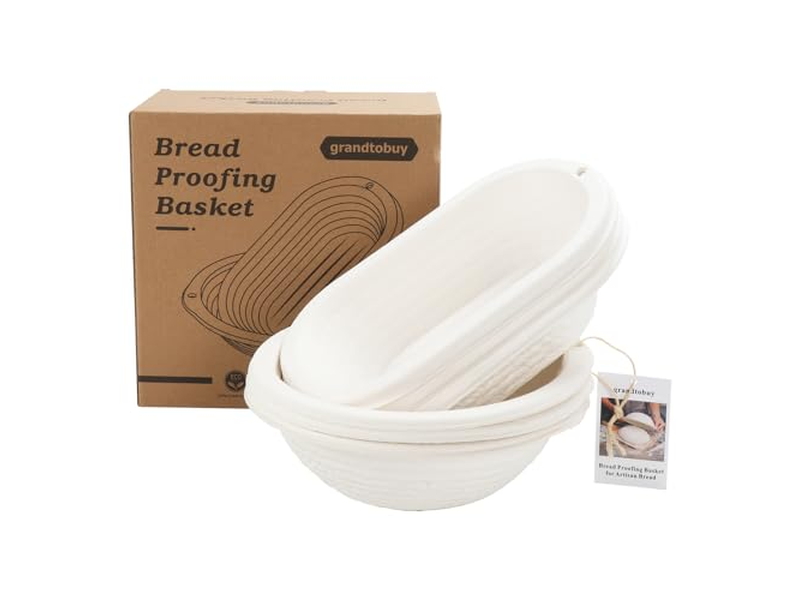 Brot Sauerteig Tablett Rohr Gärkorb Servierpfannen Gärschüssel 9 Zoll Weide