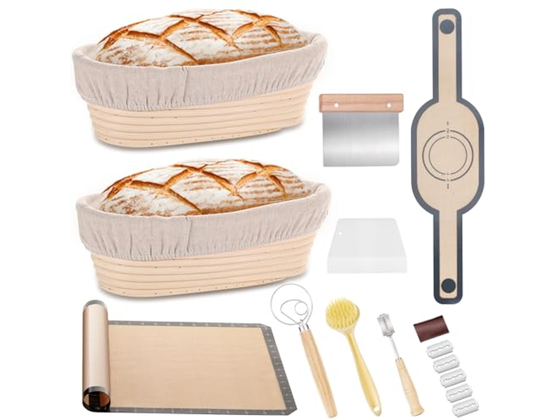 Günstige Brotkörbe Beheizter Korb Faltbar Rund Sauerteig Benneton Gären Proofing