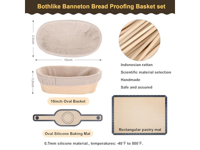 Günstige Brotkörbe Beheizter Korb Faltbar Rund Sauerteig Benneton Gären Proofing
