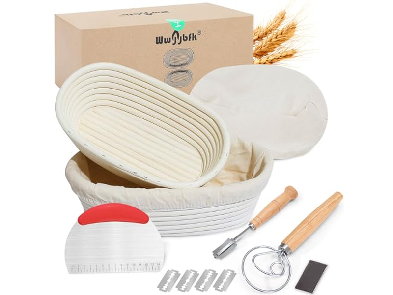 Französische Brotkörbe mit Deckel Geschenkkorb-Set Handgemacht DIY Klein