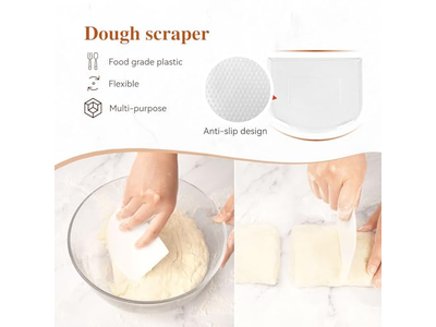Ovale Sauerteig-Gärkörbe Brotbacken Brotbackset